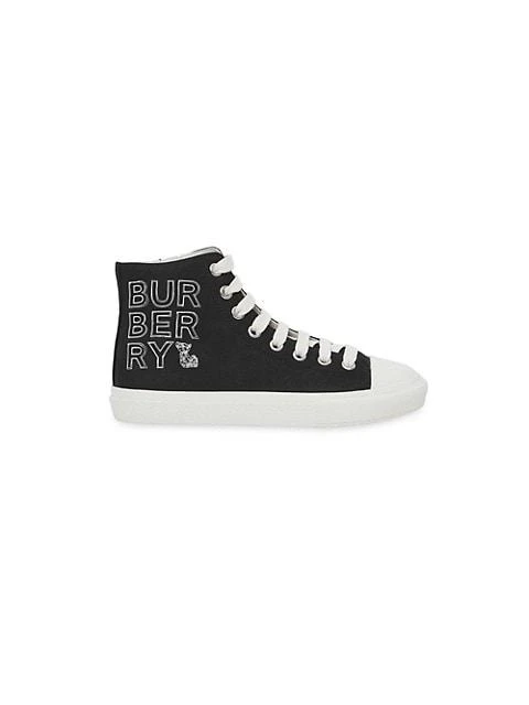 商品Burberry|Little Kid's & Kid's Mini Larkhall High-Top Sneakers,价格¥2154,第1张图片