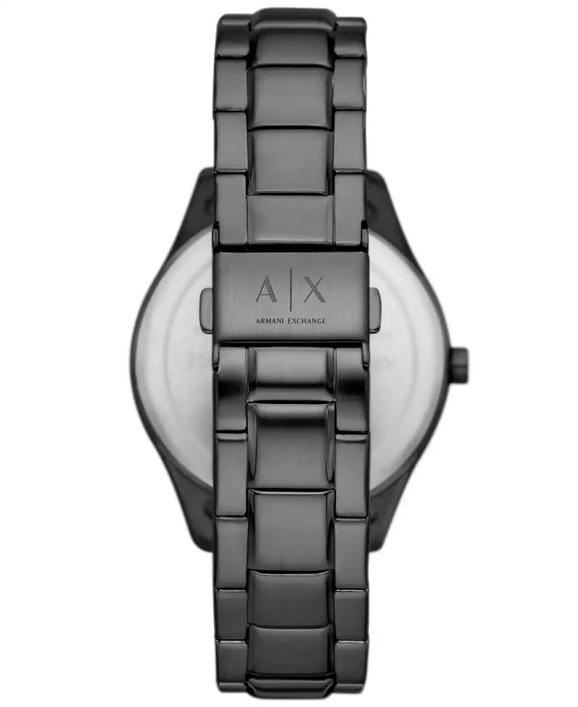 商品Armani Exchange|Men's Multifunction Black Stainless Steel Bracelet Watch, 42mm,价格¥1420,第3张图片详细描述