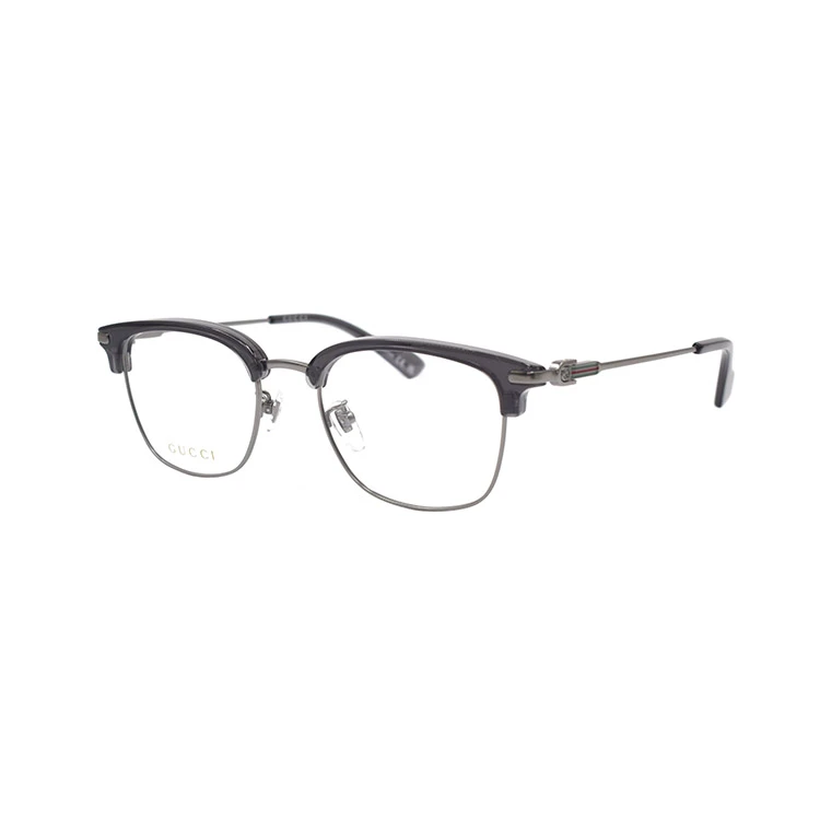 商品[国内直发] Gucci|/古驰 韩国设计系列全钛金属眉框造型款光学眼镜GG1606OK 男款 金属灰色,价格¥2985,第1张图片