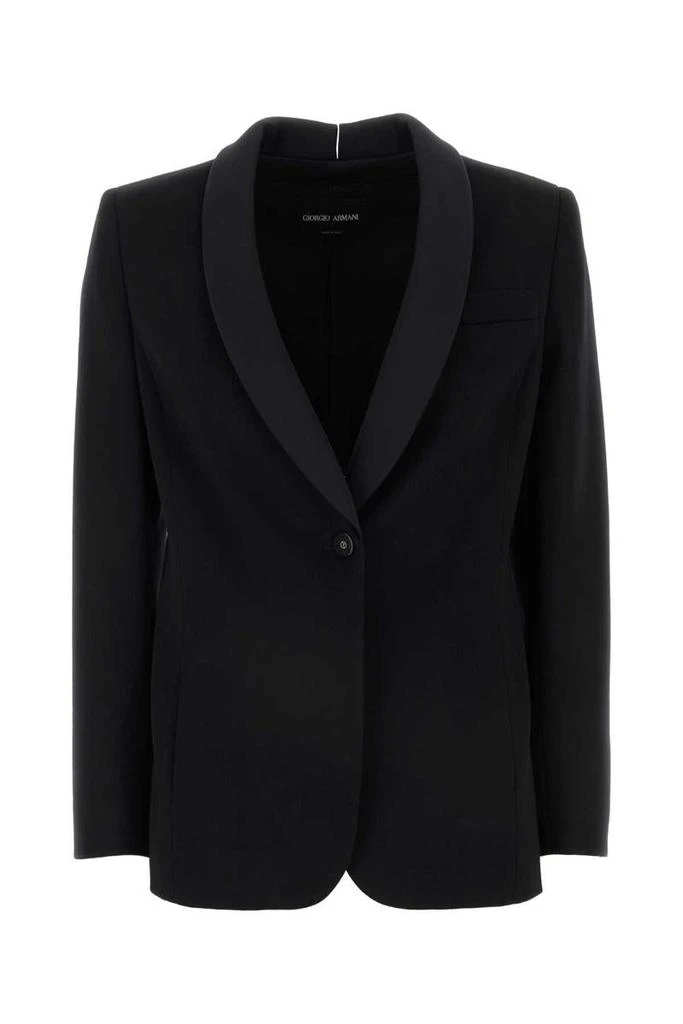 商品Giorgio Armani|Giorgio Armani Coats & Jackets in Black,价格¥16282,第1张图片