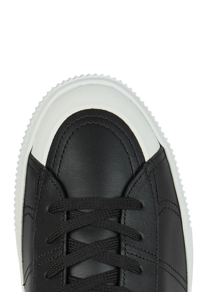 商品Valentino|Valentino Garavani City Planet black leather sneakers,价格¥2627,第4张图片详细描述