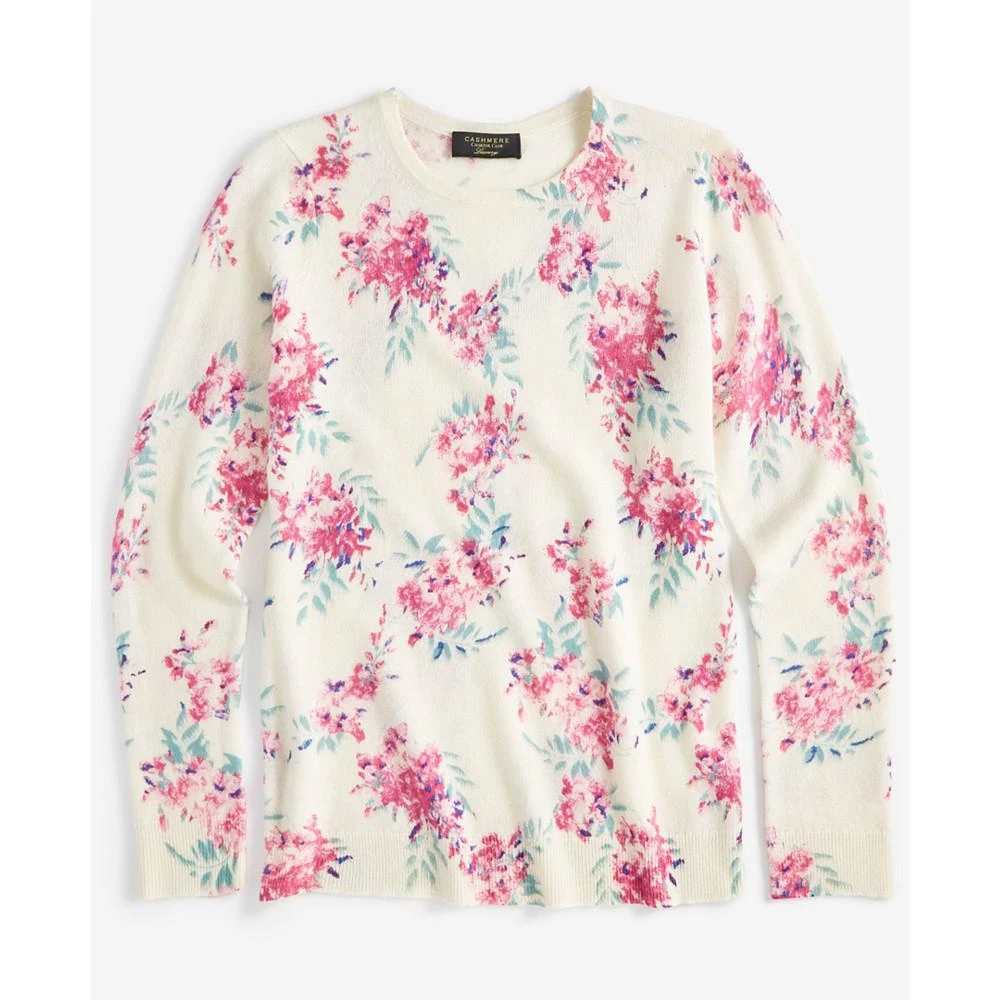 商品Charter Club|Women's 100% Cashmere Floral Crewneck Sweater, Created for Macy's,价格¥228,第5张图片详细描述