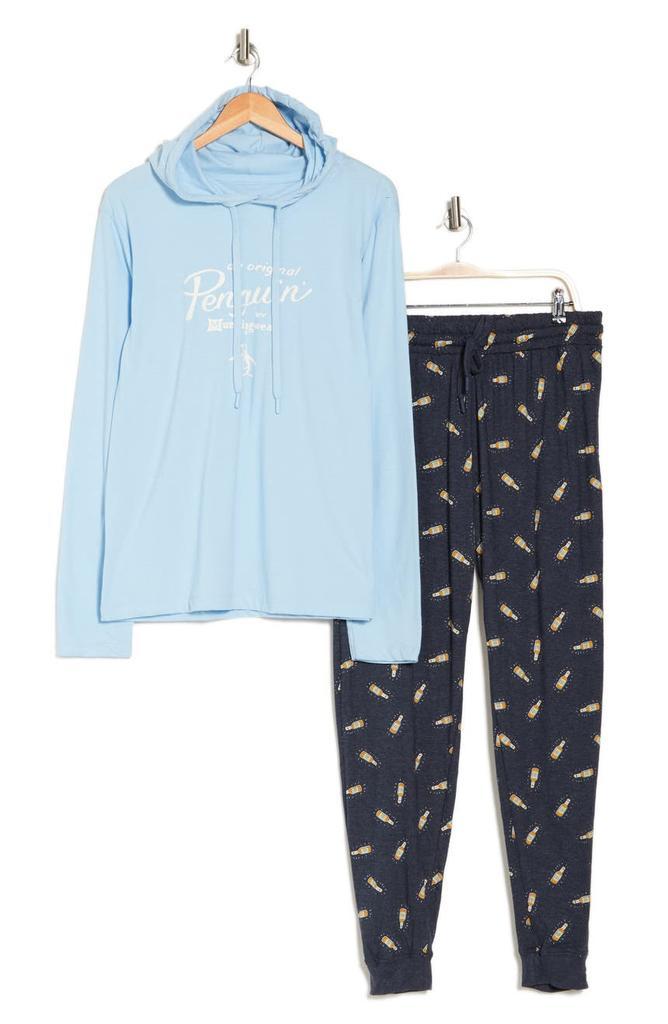商品Original Penguin|Hooded T-Shirt & Joggers Pajamas,价格¥334,第6张图片详细描述