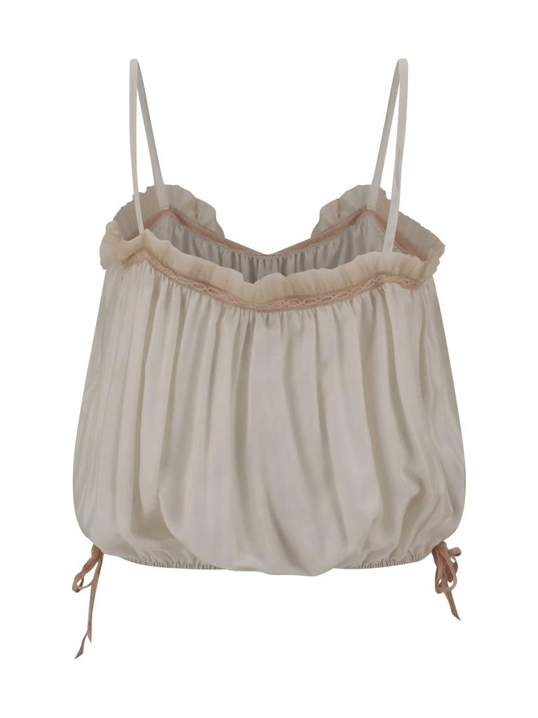 商品Chloé|Chloé Ruffled Camisole Top,价格¥7614,第2张图片详细描述