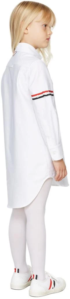 商品Thom Browne|白色 Armband Thigh-Length 儿童衬衫连衣裙,价格¥3899,第4张图片详细描述
