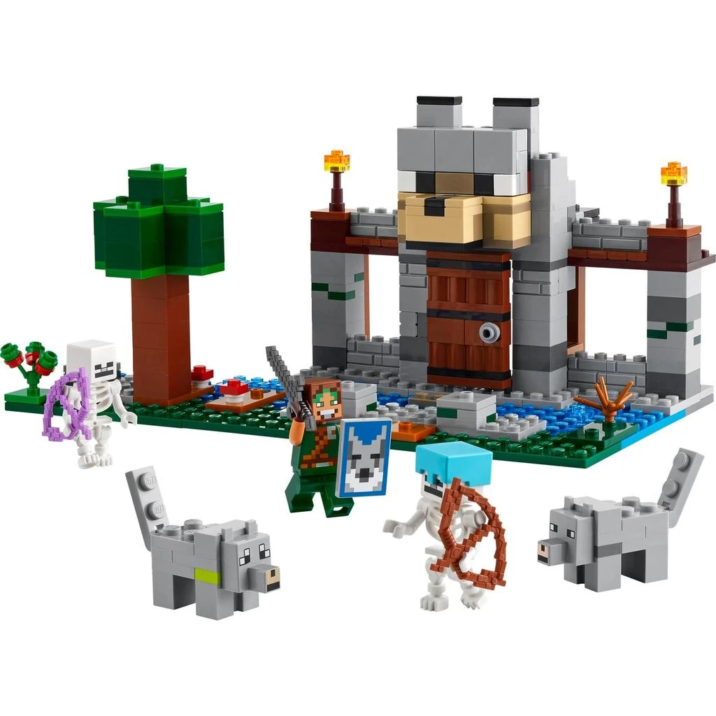 商品LEGO|LEGO Minecraft The Wolf Stronghold Video-Game Toy Set 21261,价格¥329,第2张图片详细描述