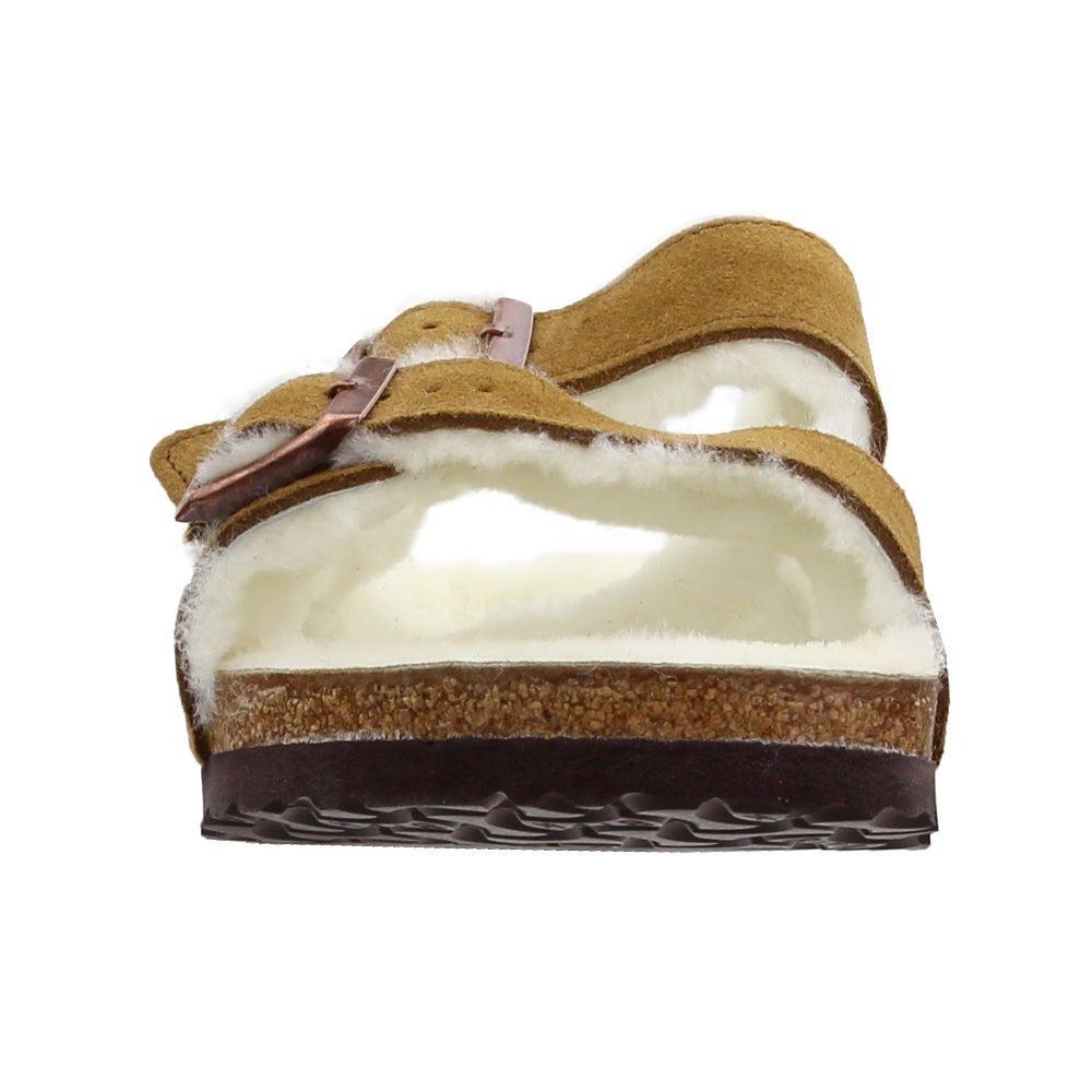 商品Birkenstock|Arizona Shearling Suede Slide Sandals,价格¥1170,第7张图片详细描述