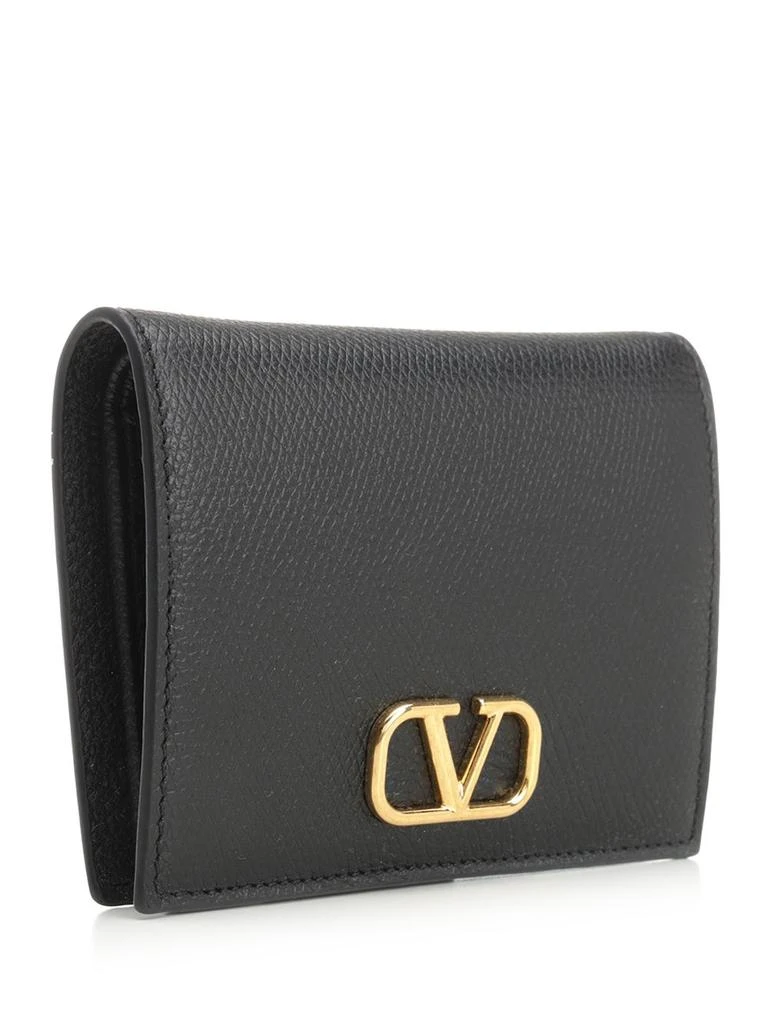 商品Valentino|V Logo Small Leather Goods Black,价格¥2311,第2张图片详细描述