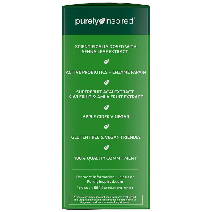 商品Purely Inspired|Organic 7 Day Cleanse, Unique Senna Leaf Extract Formula,价格¥112,第2张图片详细描述