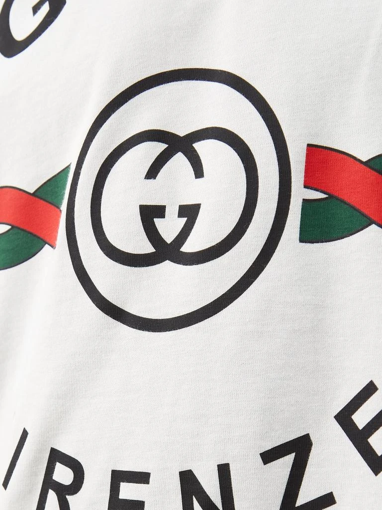 商品Gucci|Firenze logo-print cotton T-shirt,价格¥4404,第3张图片详细描述