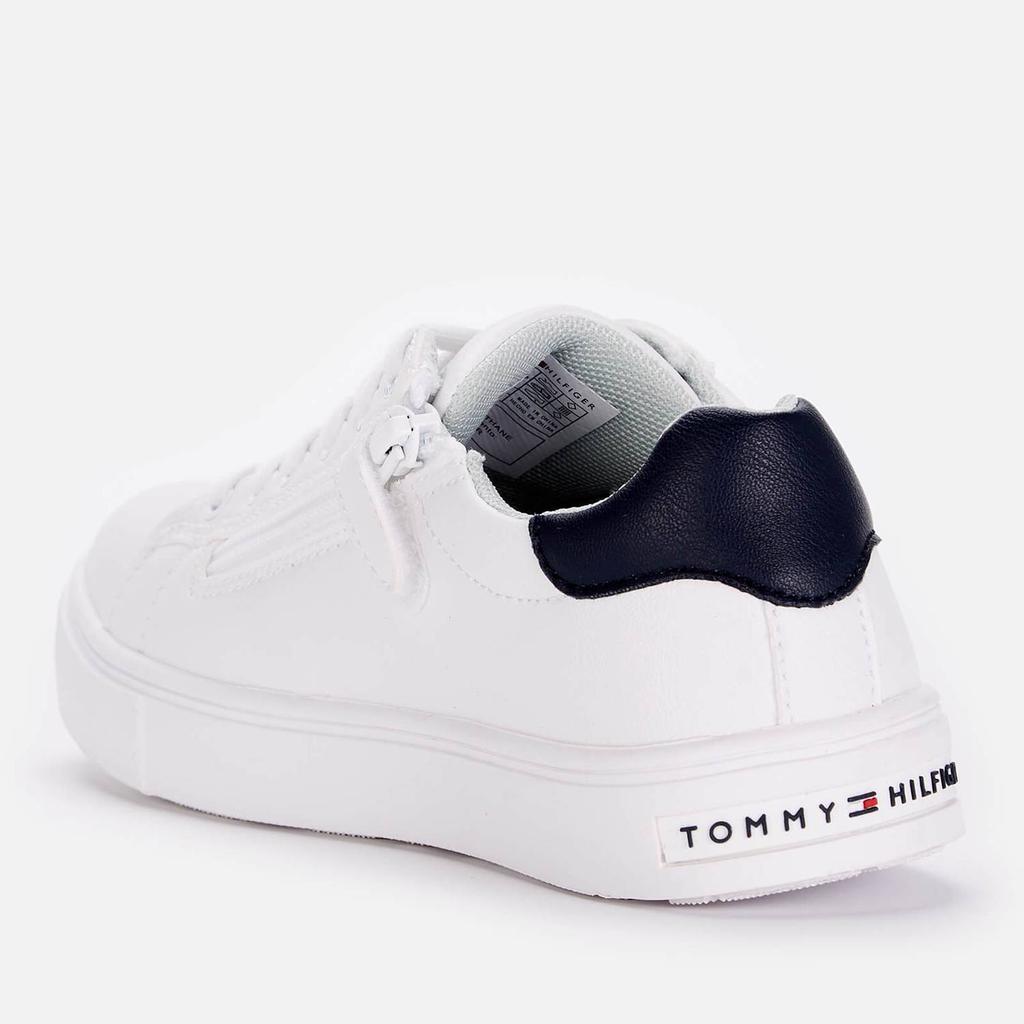 商品Tommy Hilfiger|Tommy Hilfiger Boys' Low Top Flag Trainers - White/White/Blue,价格¥494,第4张图片详细描述