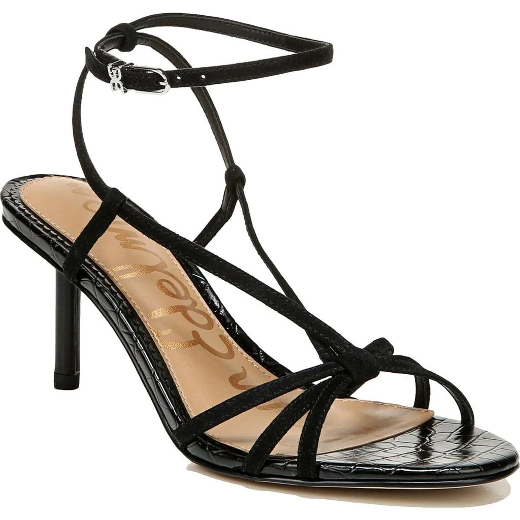 商品Sam Edelman|Sam Edelman Womens Pippa Embossed Mid Heel Strappy Sandals,价格¥548,第2张图片详细描述