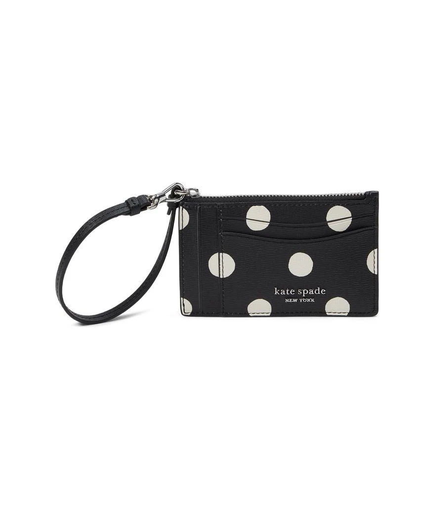 Kate Spade]Morgan Sunshine Dot Printed PVC Coin Card Case Wristlet