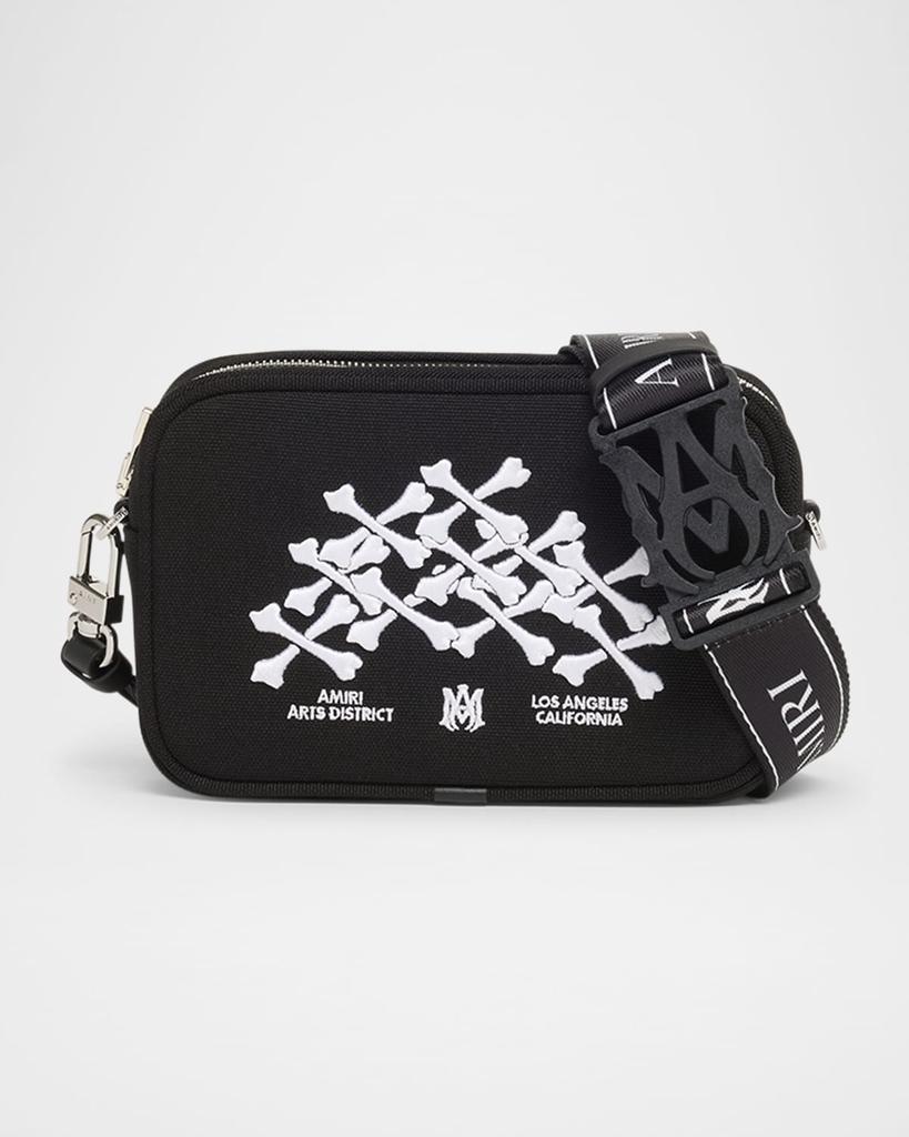 バッグ amiri Shop Men's Bones Stacked Crossbody Bag on Sale at