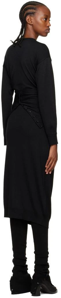 商品Lemaire|Black Wrap Midi Dress,价格¥2635,第3张图片详细描述