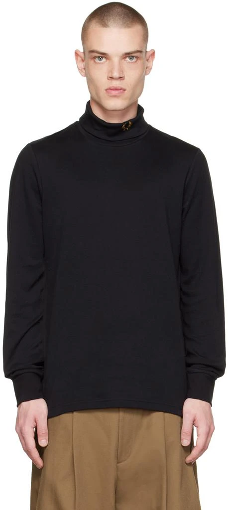 商品Fred Perry|Black Roll Neck Turtleneck,价格¥467,第1张图片