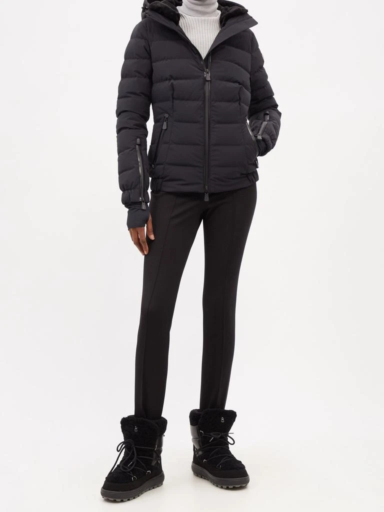 Chena quilted down hooded ski jacket 商品