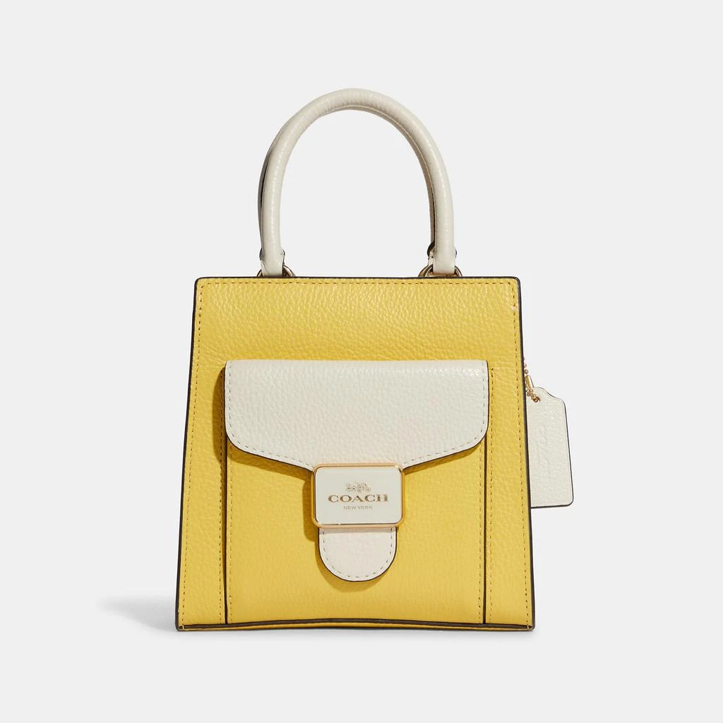 商品Coach|蔻驰Mini Pepper拼色手提斜跨包,价格¥847,第1张图片