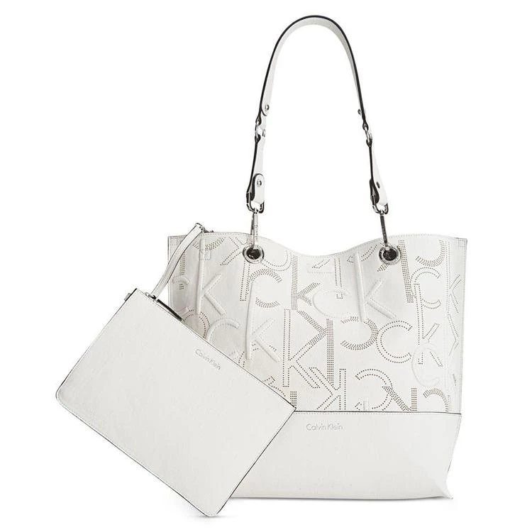 商品Calvin Klein|Sonoma Embossed Monogram Reversible Tote With Pouch,价格¥747,第1张图片