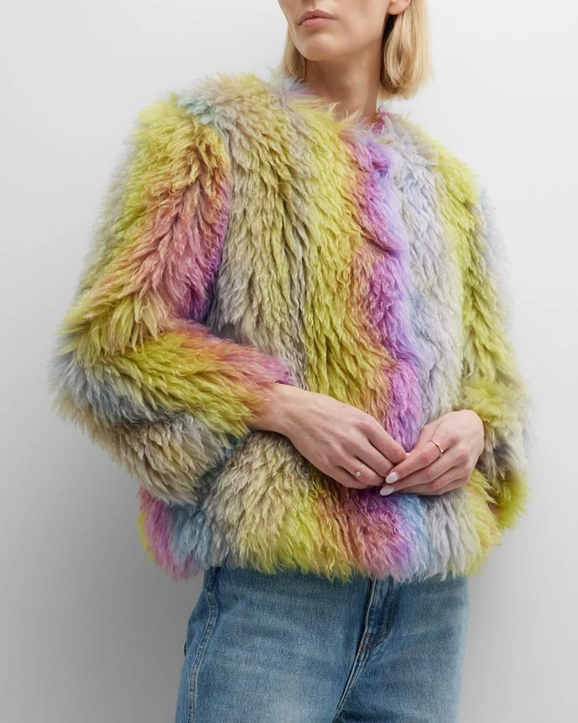 商品BECAGLI|Dyed Faux Fur Short Coat,价格¥6234,第1张图片