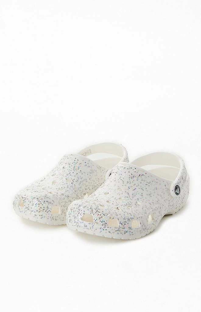 商品Crocs|Women's Classic Starry Glitter Clogs,价格¥413,第2张图片详细描述