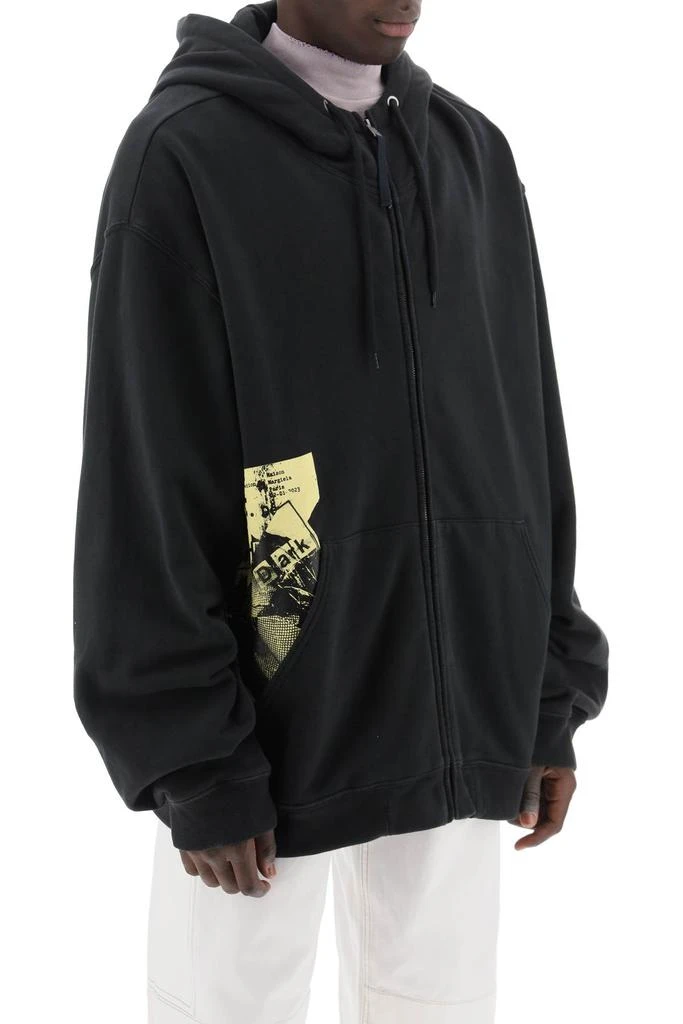 商品MAISON MARGIELA|"maxi zip-up sweatshirt with,价格¥3311,第2张图片详细描述