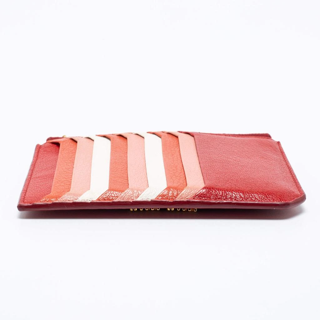 Miu Miu Multicolor Leather Zip Card Holder 商品