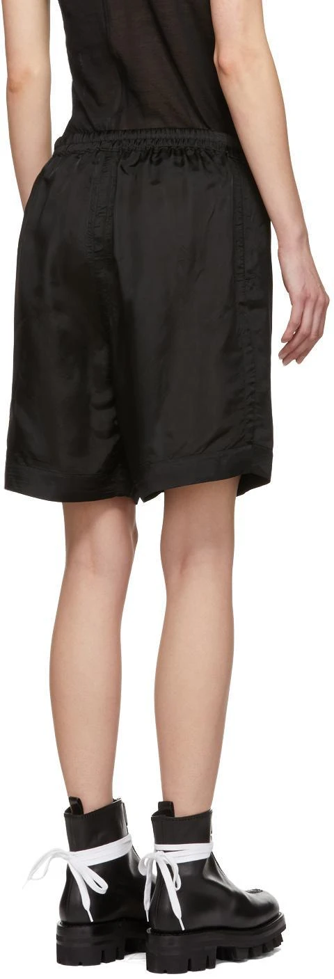 商品Rick Owens|Black Drawstring Boxer Shorts,价格¥2668,第3张图片详细描述