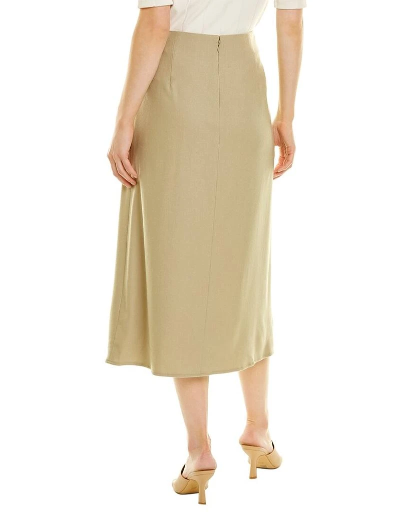 商品Vince|Vince Flannel Twist Knot Wool-Blend Skirt,价格¥614,第2张图片详细描述