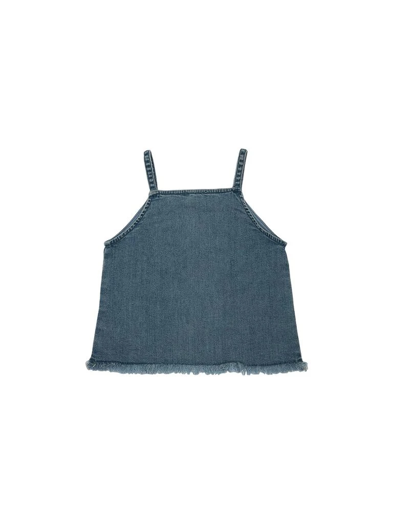 商品Stella McCartney|Stretch Denim Top W/ Butterfly Patch,价格¥169,第2张图片详细描述