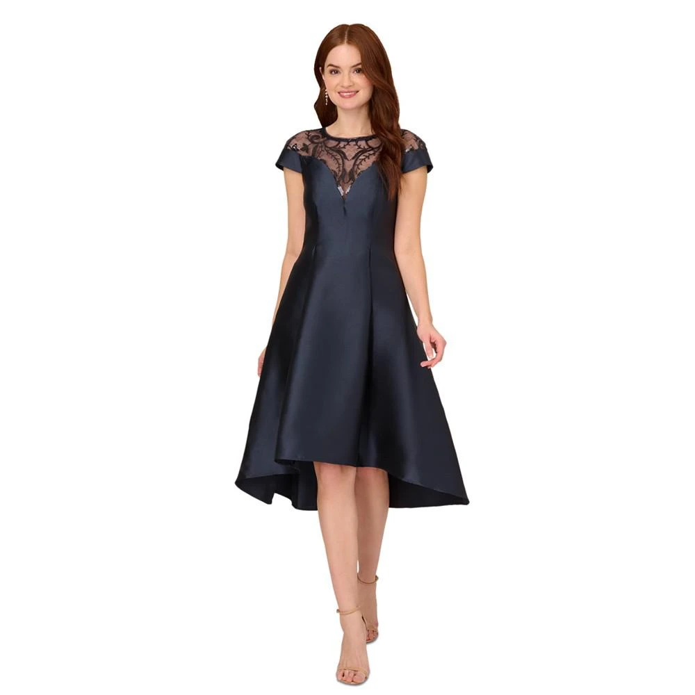 商品Adrianna Papell|Women's Mikado High-Low Party Dress,价格¥1041,第1张图片