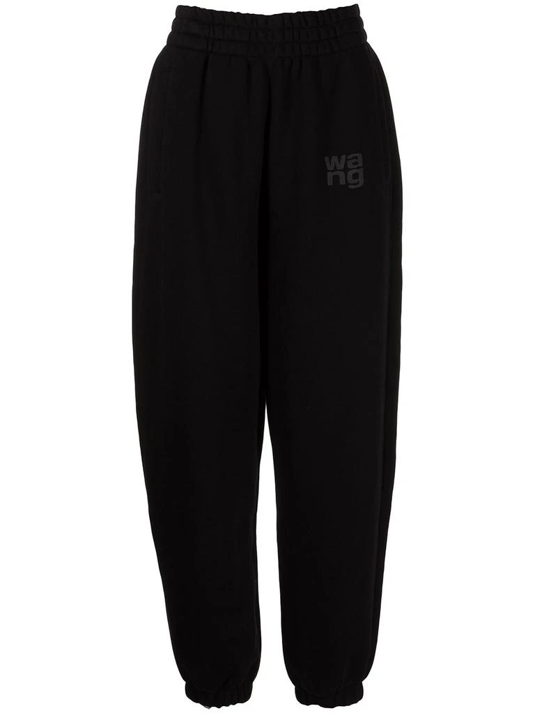 商品Alexander Wang|T BY ALEXANDER WANG WOMEN PUFF LOGO SWEATPANT IN STRUCTURED TERRY,价格¥2171,第5张图片详细描述