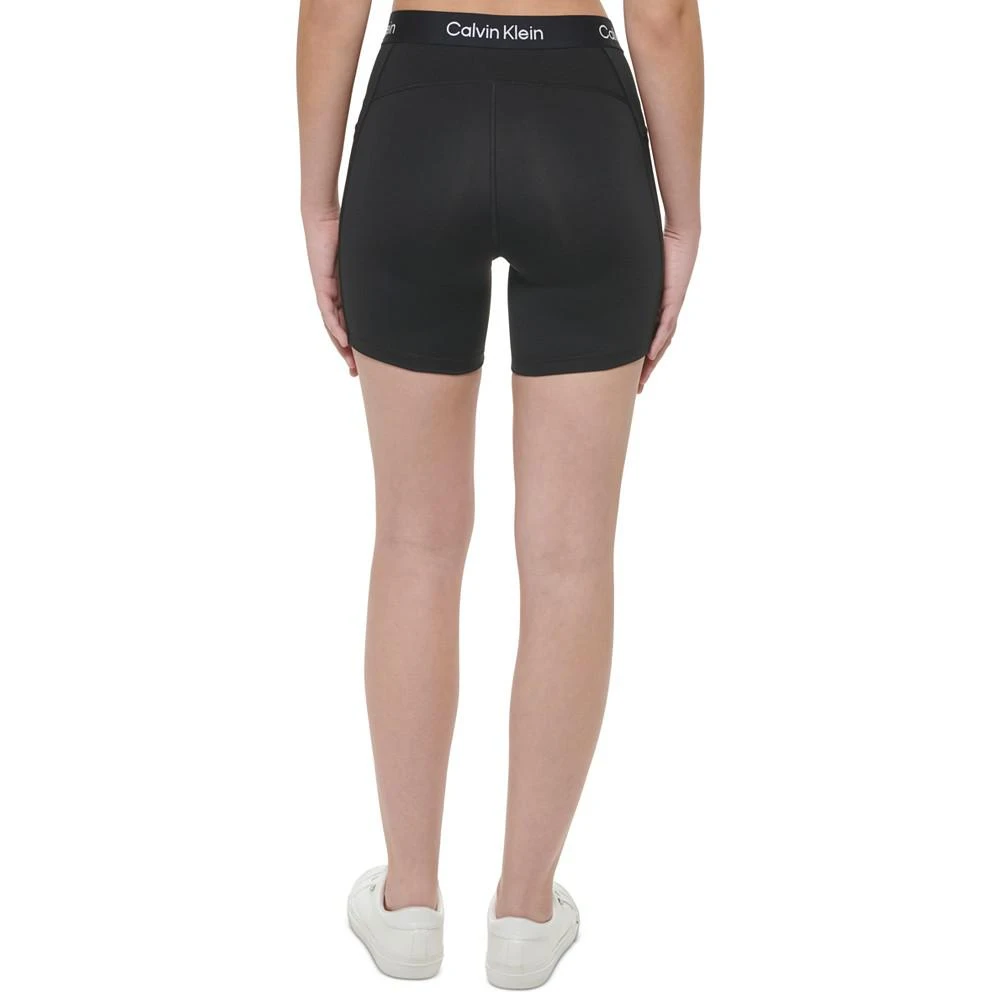 商品Calvin Klein|Women's Logo-Graphic Pull-On Biker Shorts,价格¥194,第2张图片详细描述