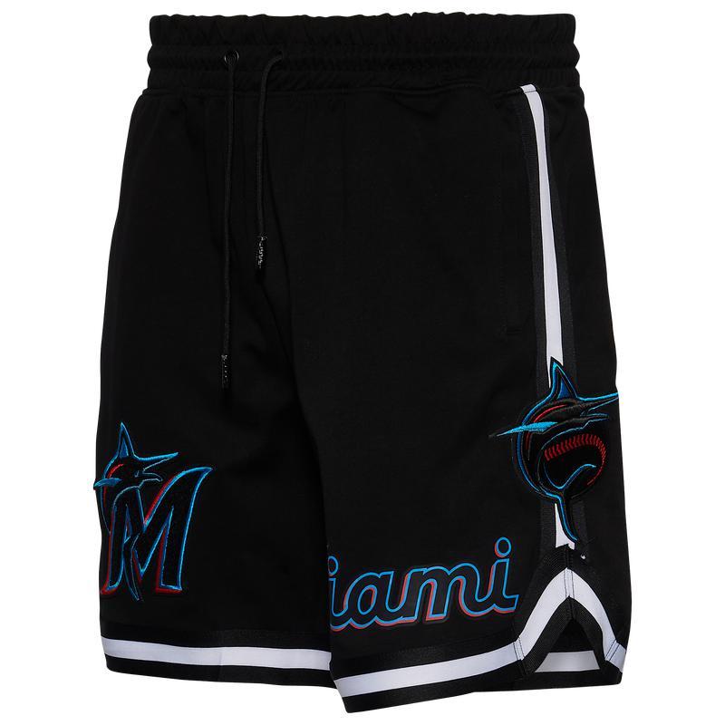 商品Pro Standard|Pro Standard Marlins MLB Team Shorts - Men's,价格¥351,第1张图片