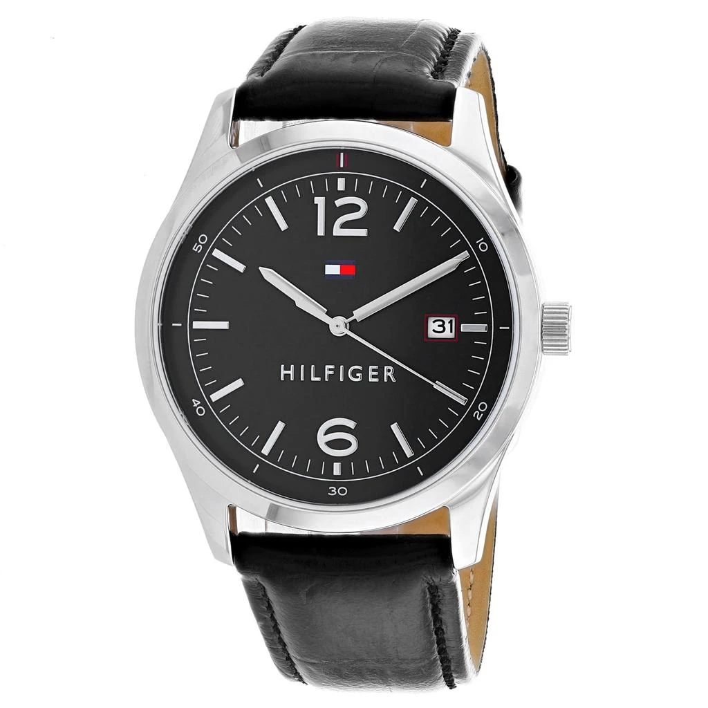 商品Tommy Hilfiger|Tommy Hilfiger Men's Black dial Watch,价格¥671,第1张图片