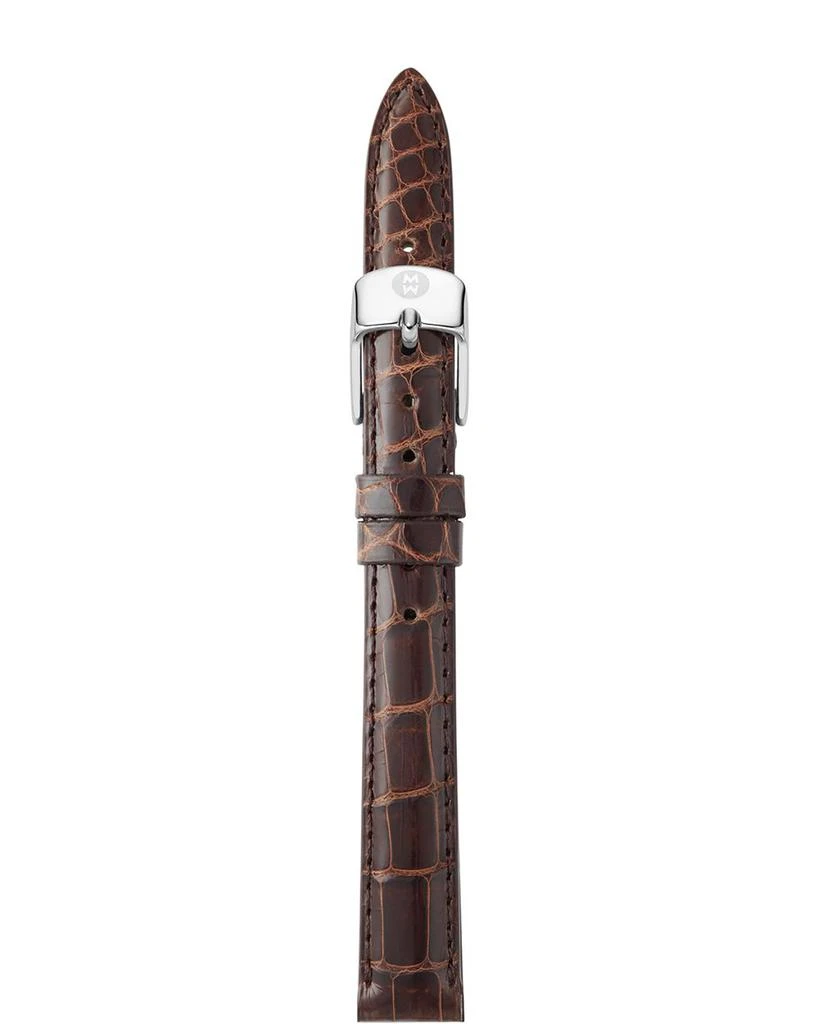 商品Michele|Alligator Watch Strap, 14mm,价格¥504,第1张图片