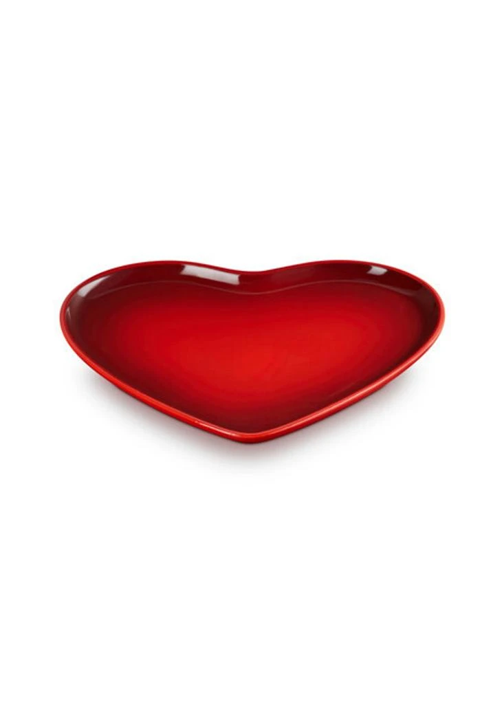 Stoneware heart serving platter 32cm 商品