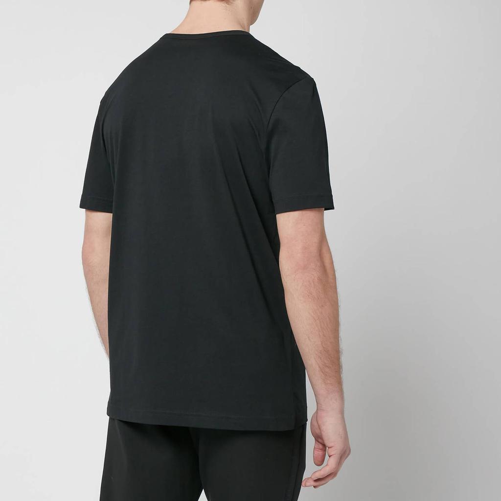 BOSS Green Men's Curved T-Shirt - Charcoal商品第2张图片规格展示