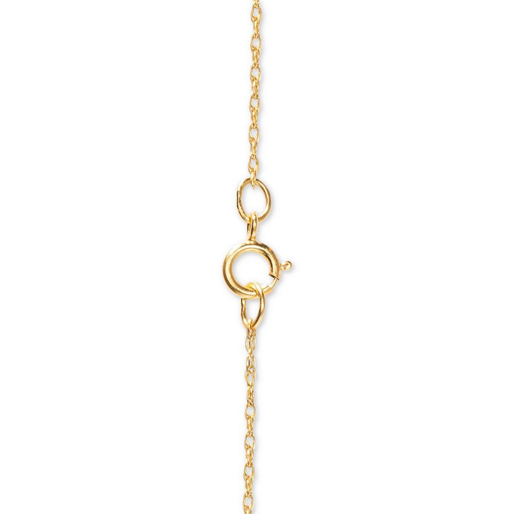 商品Disney|Children's Frozen Anna 15" Pendant Necklace in 14k Gold,价格¥994,第4张图片详细描述