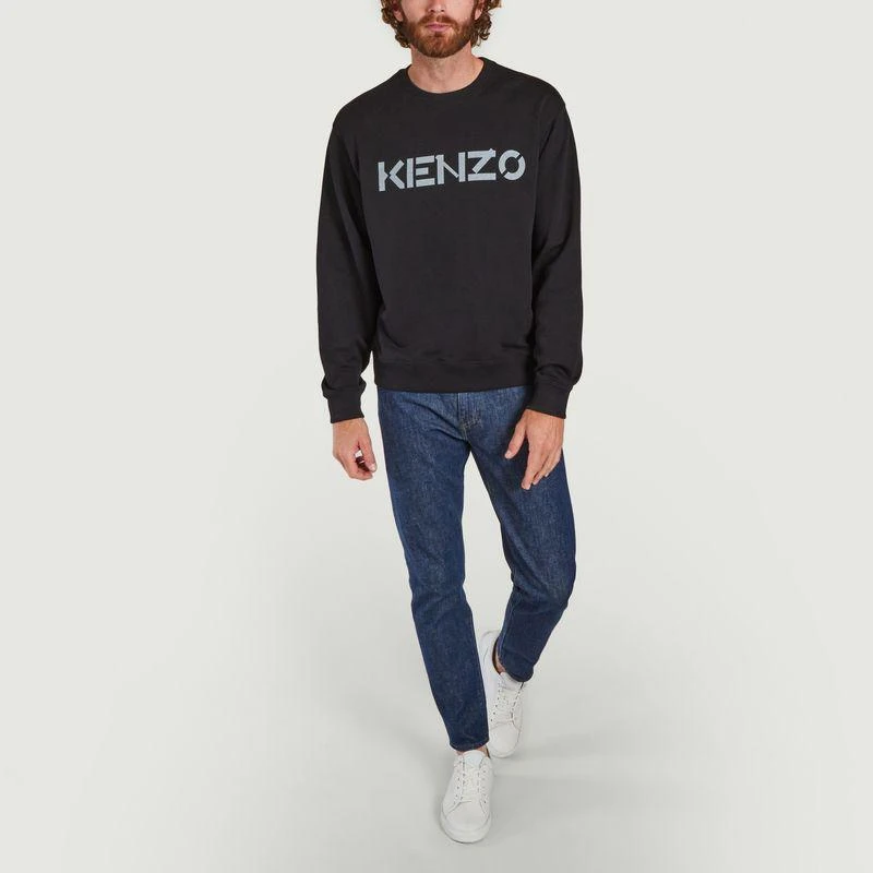 商品Kenzo|Kenzo Logo Sweatshirt BLACK KENZO,价格¥922,第4张图片详细描述