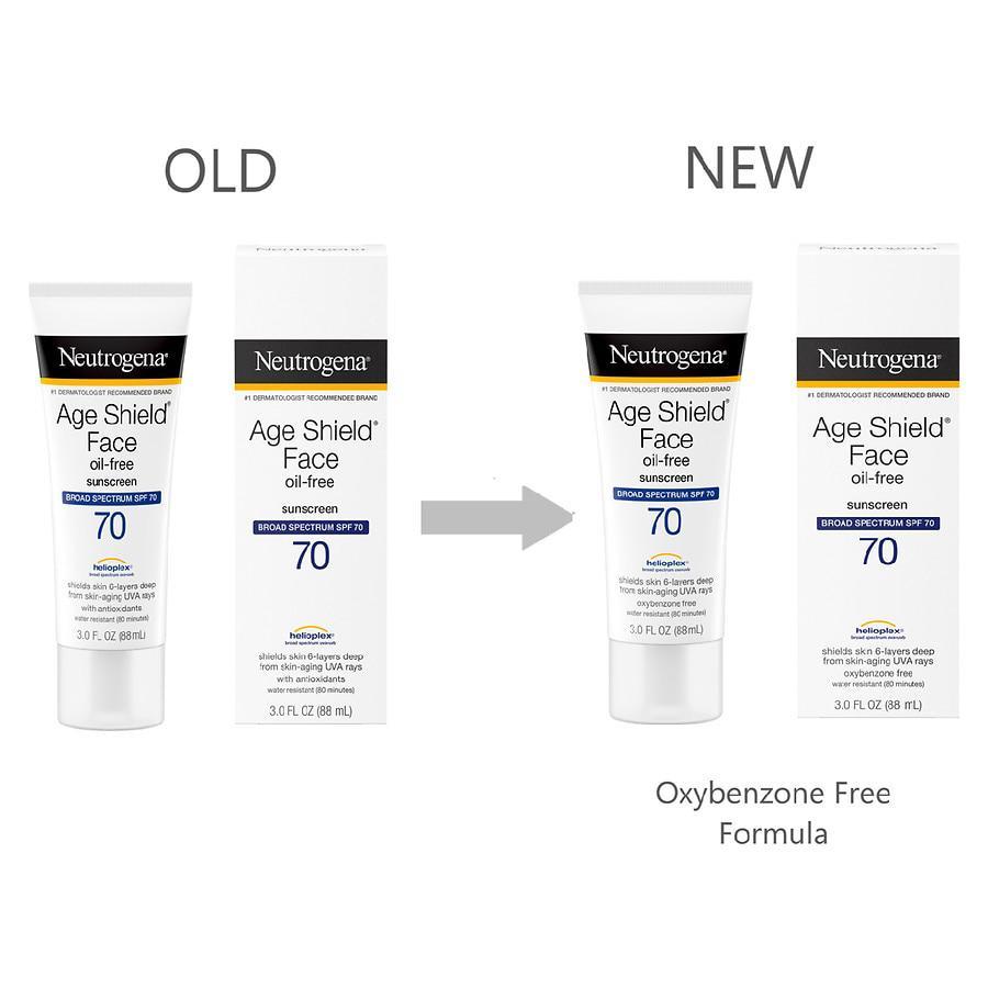商品Neutrogena|Age Shield Face Oil-Free Sunscreen SPF 70,价格¥105,第5张图片详细描述