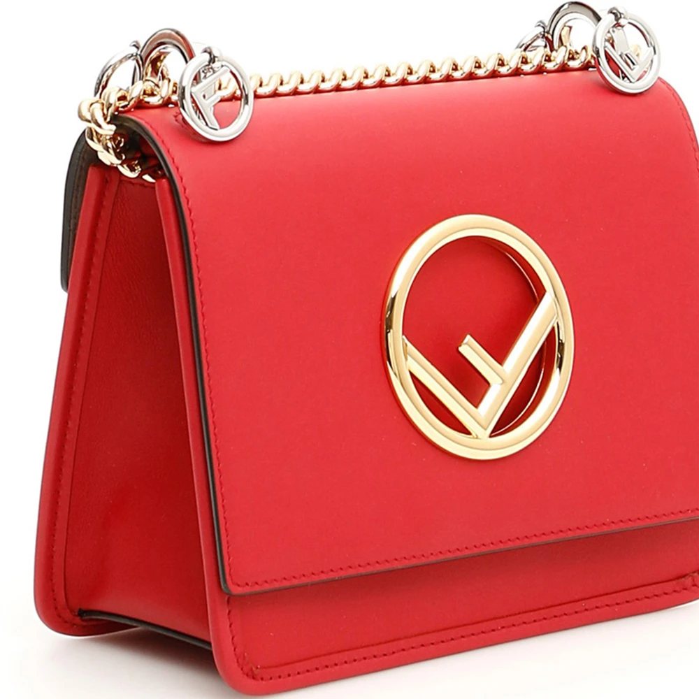 Fendi 芬迪 女士红色小牛皮单肩包 8BT286-A3QX-F0MVV 商品