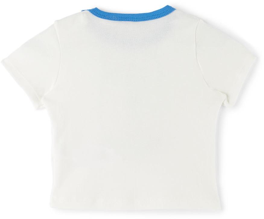 Baby White Sailor Motif T-Shirt商品第2张图片规格展示