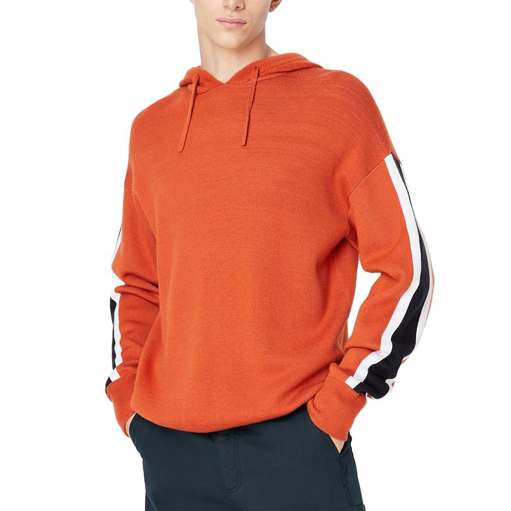 Men's Colorblocked Hooded Sweater商品第1张图片规格展示