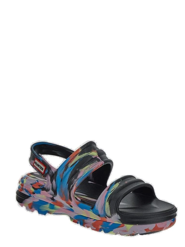 商品Hunter|Hunter Bloom Marble Open-Toe Touch-Strap Sandals,价格¥487,第2张图片详细描述