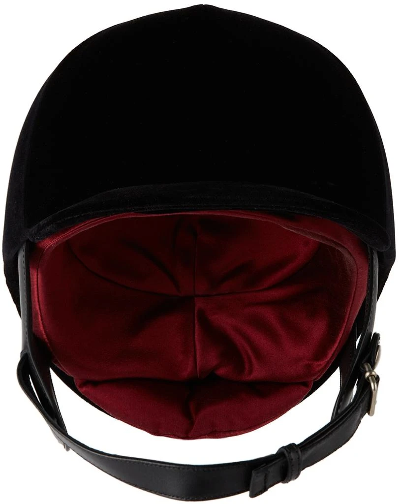 商品Gucci|Black Velvet Equestrian Ambassador Helmet,价格¥16344,第1张图片