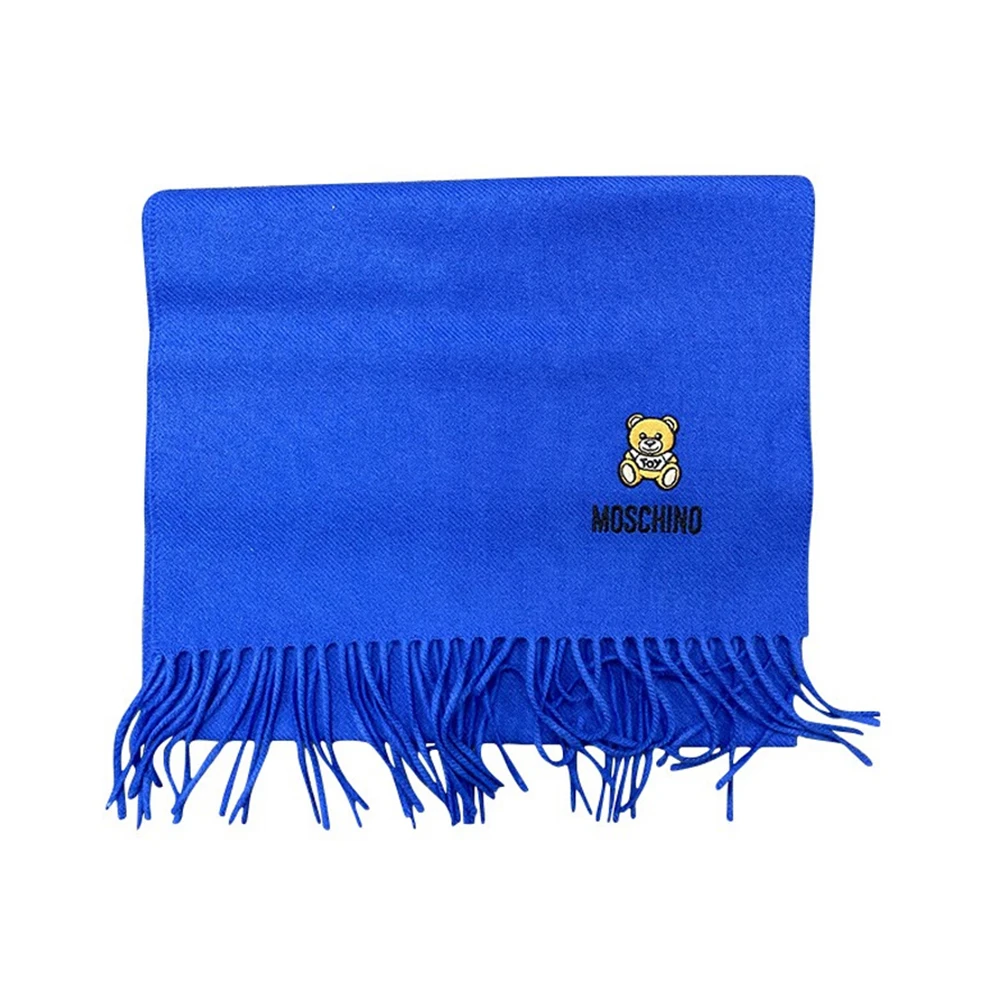 MOSCHINO 蓝色中性围巾 50124-M5293-012 商品