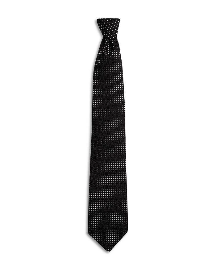 商品David Donahue|Classic Grid Silk Tie,价格¥1012,第2张图片详细描述