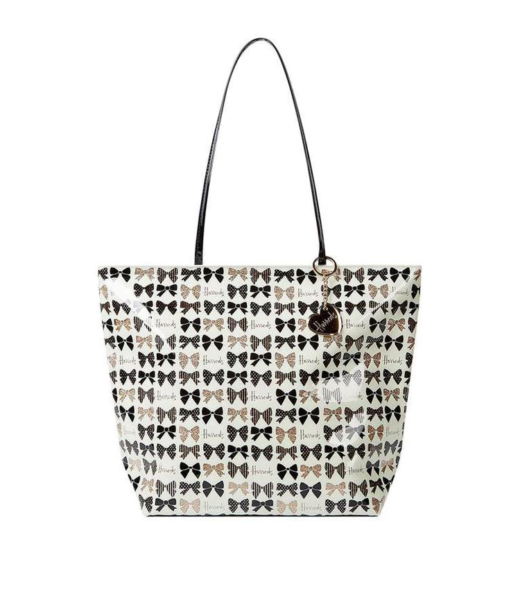 商品Harrods|Glitter Bows Shoulder Tote Bag,价格¥102,第1张图片