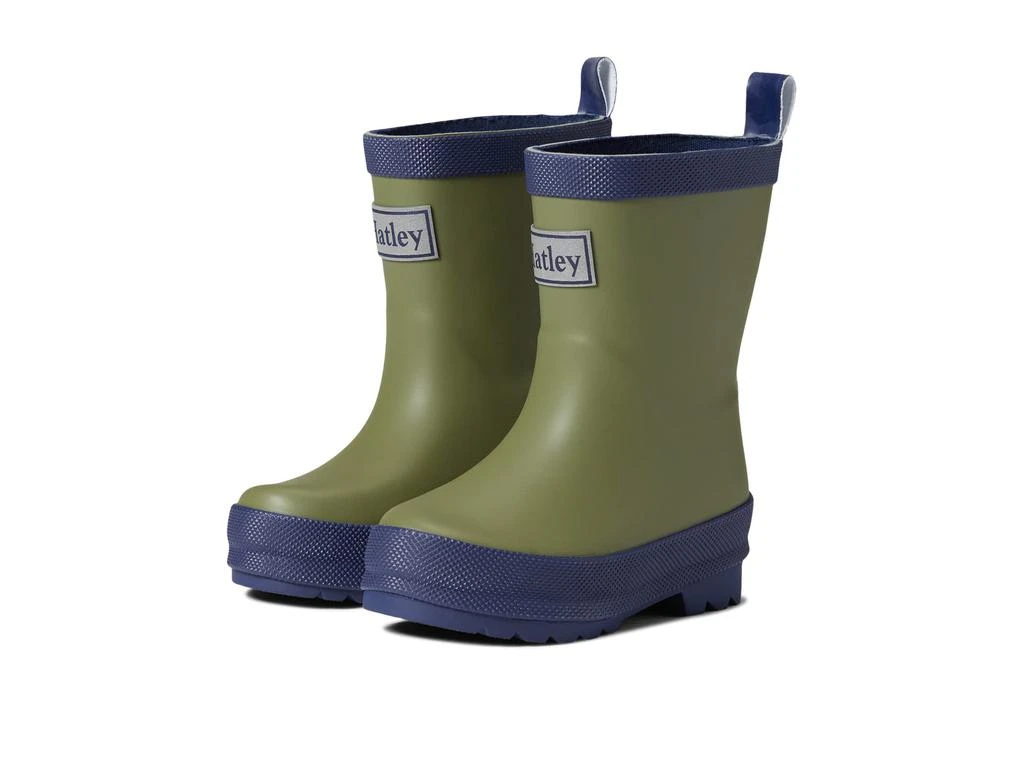 商品Hatley|Forest Green Matte Rain Boots (Toddler/Little Kid/Big Kid),价格¥412,第1张图片